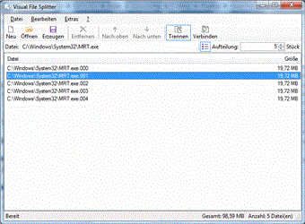Visual File Splitter